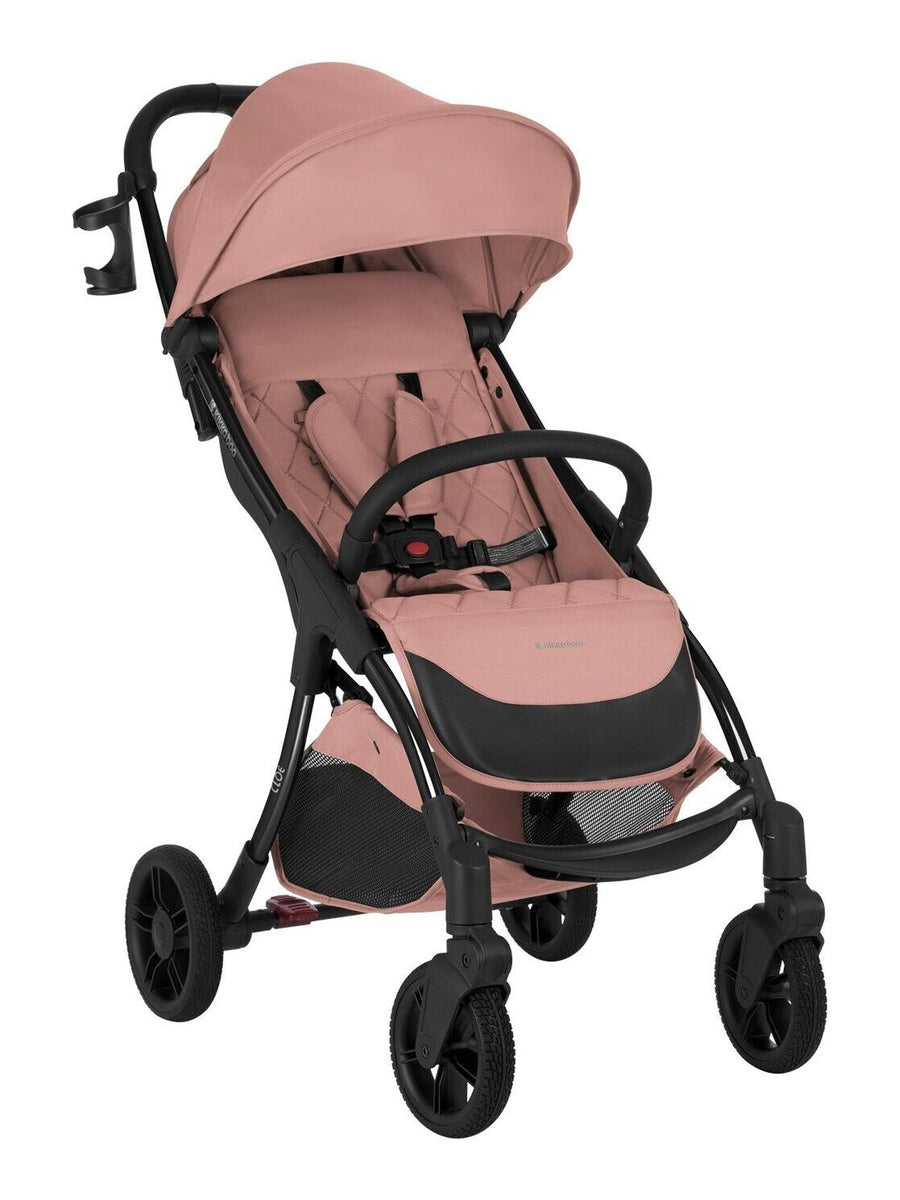Kikkaboo Cloe Baby Stroller Pushchair Cabin-Approved Rubber Tires - Pink KikkaBoo Mama's Joy