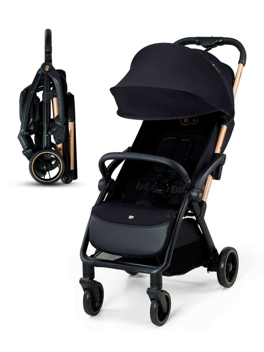 Kinderkraft Apino Compact Baby Stroller Pushchair Raven Black Kinderkraft Mama's Joy