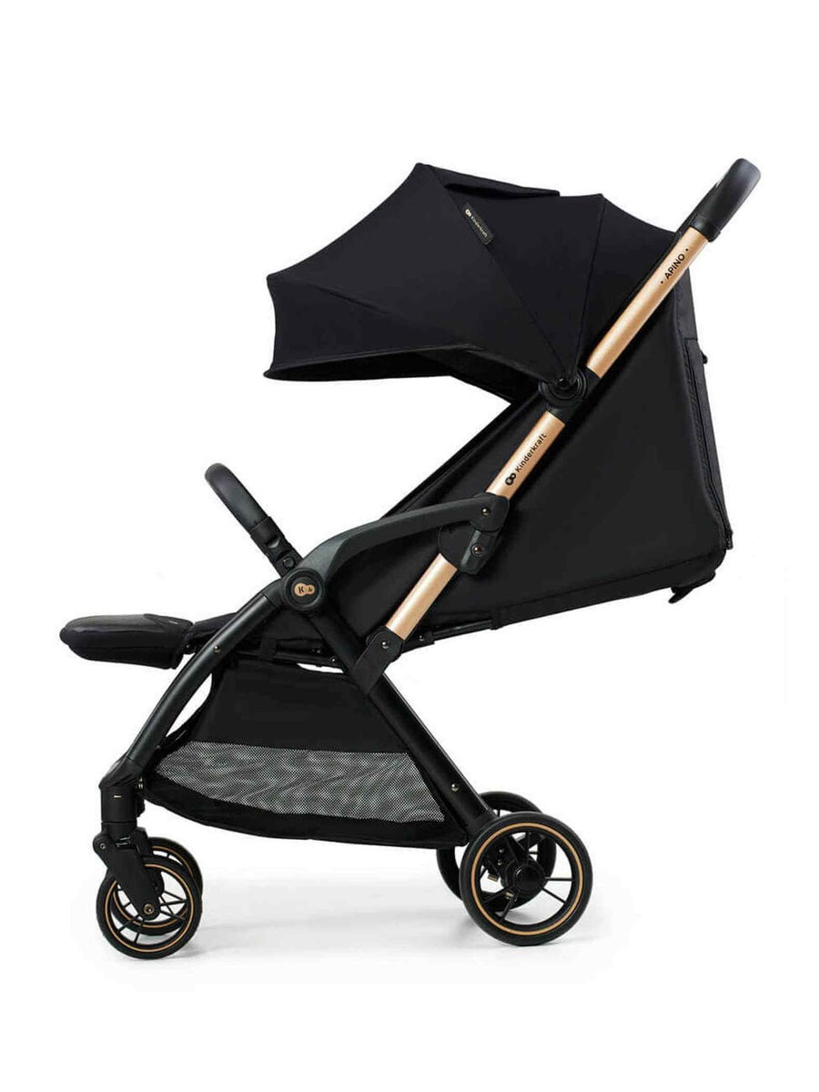 Kinderkraft Apino Compact Baby Stroller Pushchair Raven Black Kinderkraft Mama's Joy