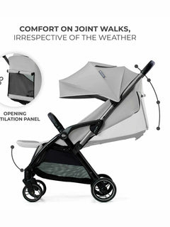 Kinderkraft Apino Compact Cabin Stroller Pushchair Approved - Dove Grey Kinderkraft Mama's Joy
