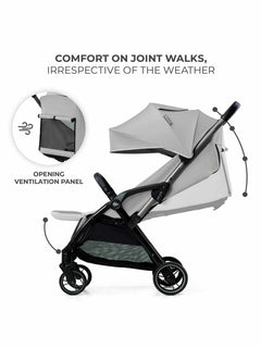 Kinderkraft Apino Compact Cabin Stroller Pushchair Approved - Dove Grey Kinderkraft Mama's Joy