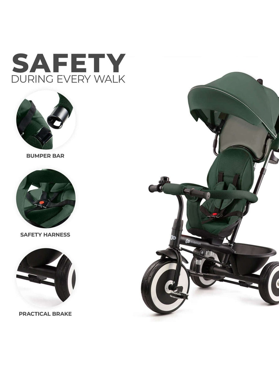 Kinderkraft Aston Trike – Mystic Green Kinderkraft Mama's Joy
