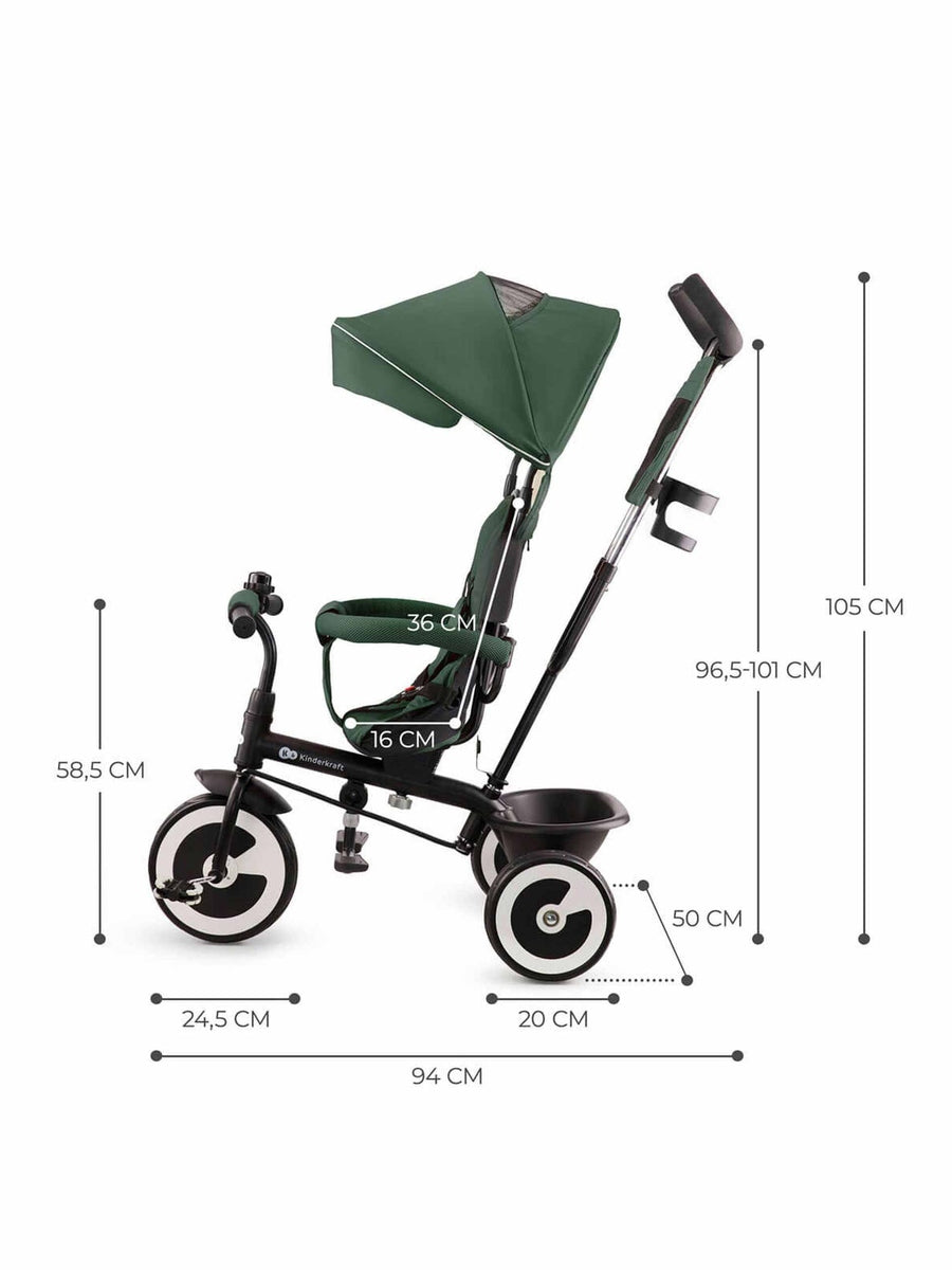 Kinderkraft Aston Trike – Mystic Green Kinderkraft Mama's Joy