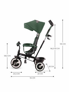 Kinderkraft Aston Trike – Mystic Green Kinderkraft Mama's Joy