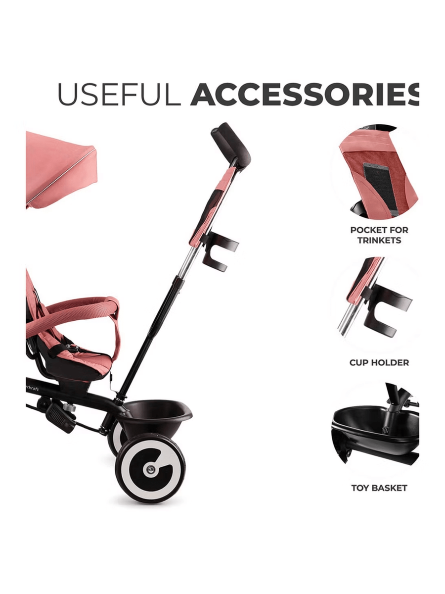 Kinderkraft Aston Trike – Rose Pink Kinderkraft Mama's Joy
