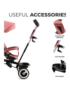 Kinderkraft Aston Trike – Rose Pink Kinderkraft Mama's Joy