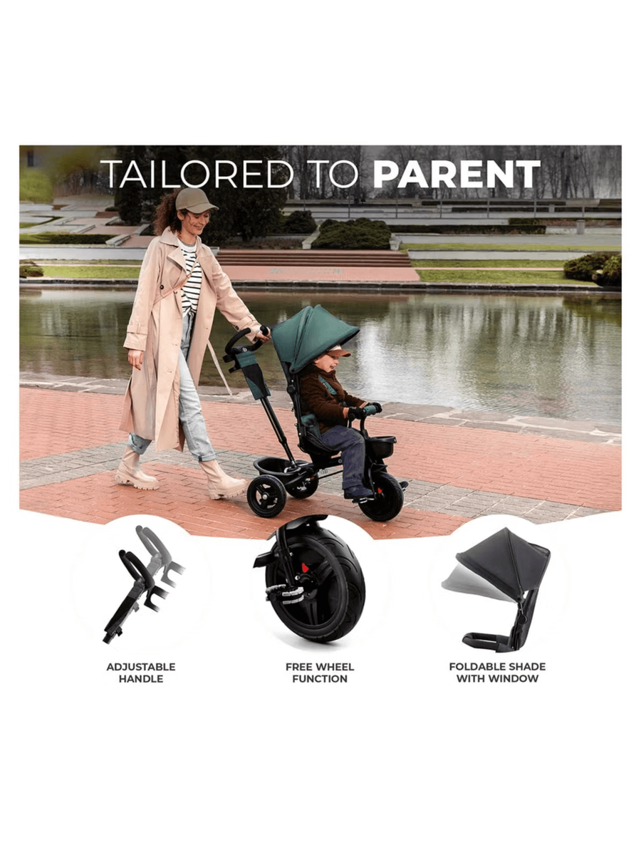 Kinderkraft Aveo Tricycle Malachite Grey Kinderkraft Mama's Joy