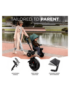 Kinderkraft Aveo Tricycle Malachite Grey Kinderkraft Mama's Joy