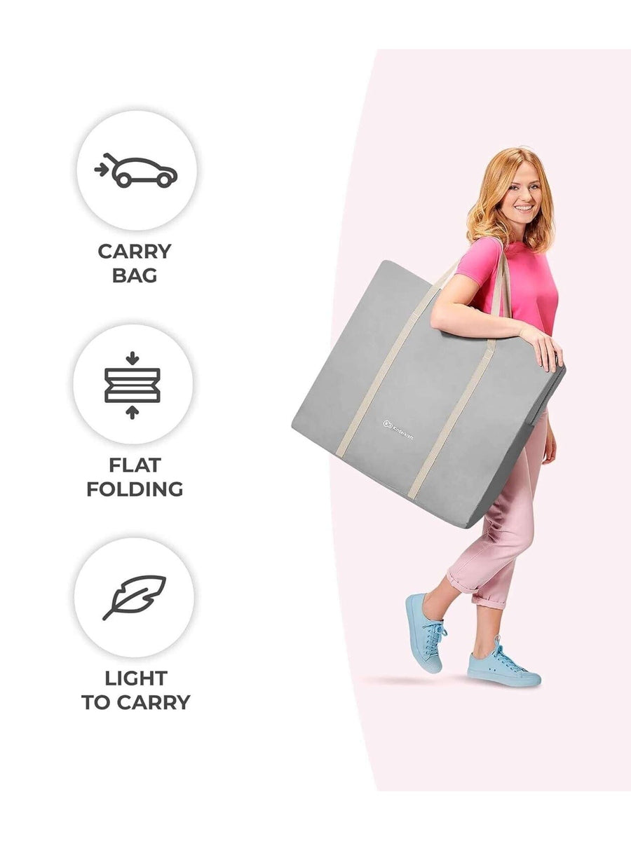 Kinderkraft Baby Crib 3 in 1 LOVI Cradle Travel Cot Rocker Portable - Grey Kinderkraft Mama's Joy