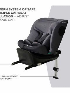 Kinderkraft Baby Infant i-360 Rotating/Swivel Car Seat ISOFIX i-Size - Grey Kinderkraft Mama's Joy