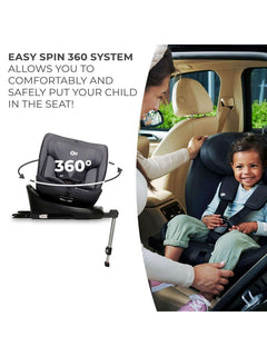 Kinderkraft Baby Infant i-360 Rotating/Swivel Car Seat ISOFIX i-Size - Grey Kinderkraft Mama's Joy