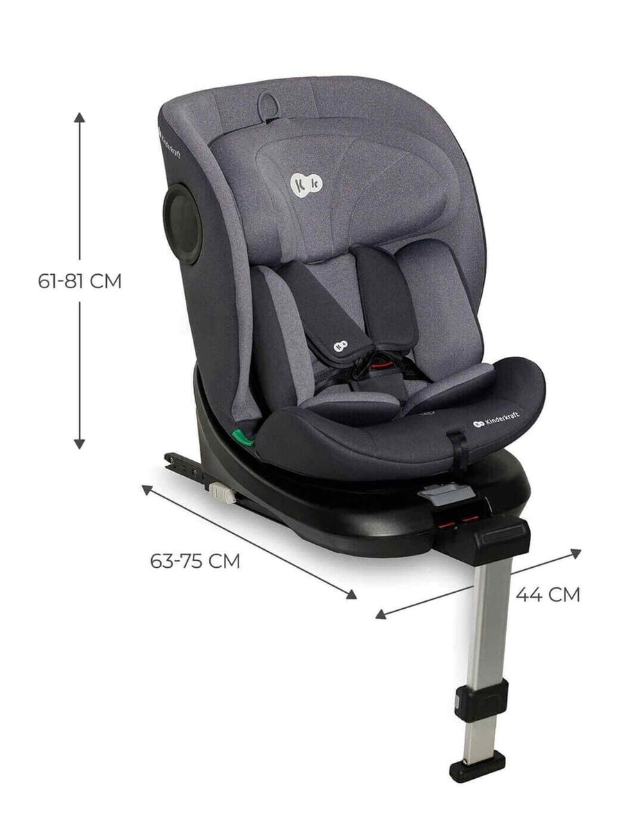 Kinderkraft Baby Infant i-360 Rotating/Swivel Car Seat ISOFIX i-Size - Grey Kinderkraft Mama's Joy
