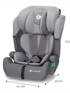 Kinderkraft Comfort Up i-Size Safety Car Seat Booster from 15Months- 12Years, Grey Kinderkraft Mama's Joy