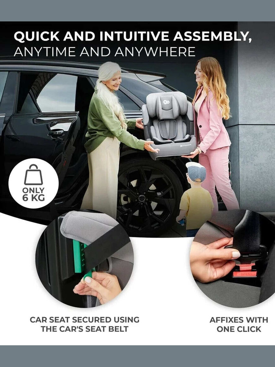 Kinderkraft Comfort Up i-Size Safety Car Seat Booster from 15mths- 12Years - Pink Kinderkraft Mama's Joy