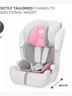 Kinderkraft Comfort Up i-Size Safety Car Seat Booster from 15mths- 12Years - Pink Kinderkraft Mama's Joy