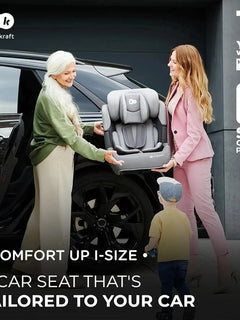 Kinderkraft Comfort Up i-Size Safety Car Seat Booster from 15mths- 12Y Black Kinderkraft Mama's Joy