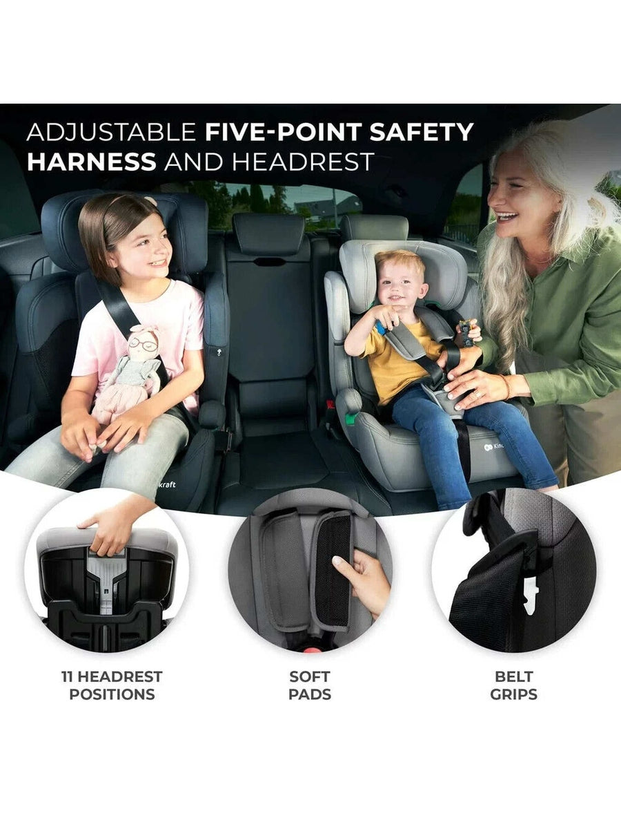 Kinderkraft Comfort Up i-Size Safety Car Seat Booster from 15mths- 12Years - Pink Kinderkraft Mama's Joy