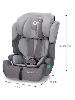 Kinderkraft Comfort Up i-Size Safety Car Seat Booster from 15Months- 12Years, Grey Kinderkraft Mama's Joy
