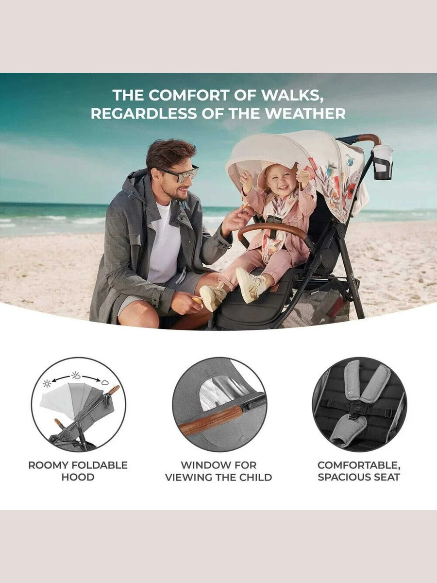 Kinderkraft Grande Plus Toddler Pushchair Pram Stroller Foldable up to 22kg Grey Kinderkraft Mama's Joy