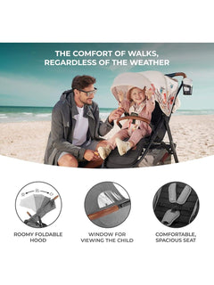 Kinderkraft Grande Plus Toddler Pushchair Pram Stroller Foldable up to 22kg Grey Kinderkraft Mama's Joy