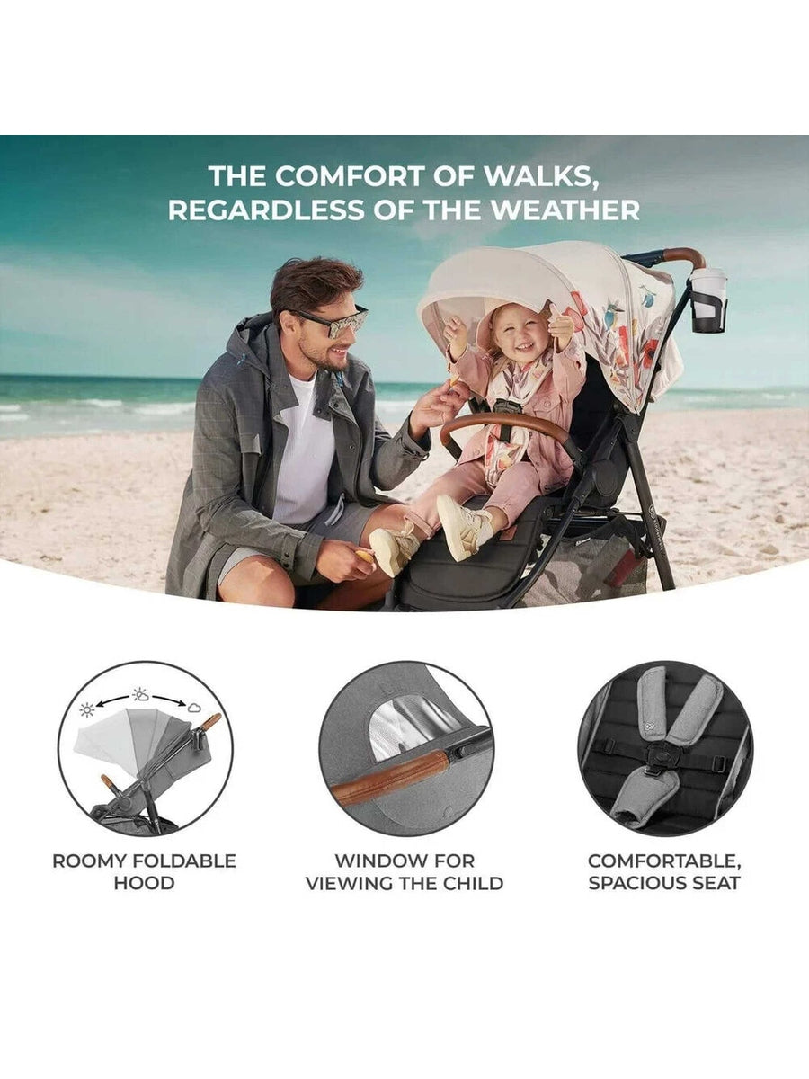 Kinderkraft Grande Plus Toddler Pushchair Pram Stroller Foldable up to 22kg Grey Kinderkraft Mama's Joy