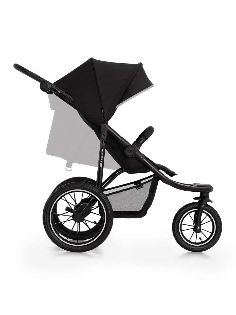 Kinderkraft HELSI 2 All-Terrain Stroller Black Kinderkraft Mama's Joy