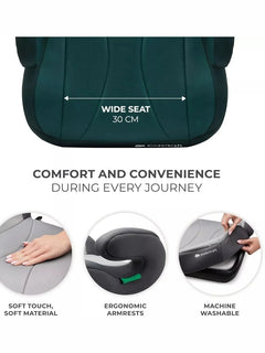 Kinderkraft I-Boost Car Seat I-Size 135-150cm Baby Seat Booster seat Green Kinderkraft Mama's Joy