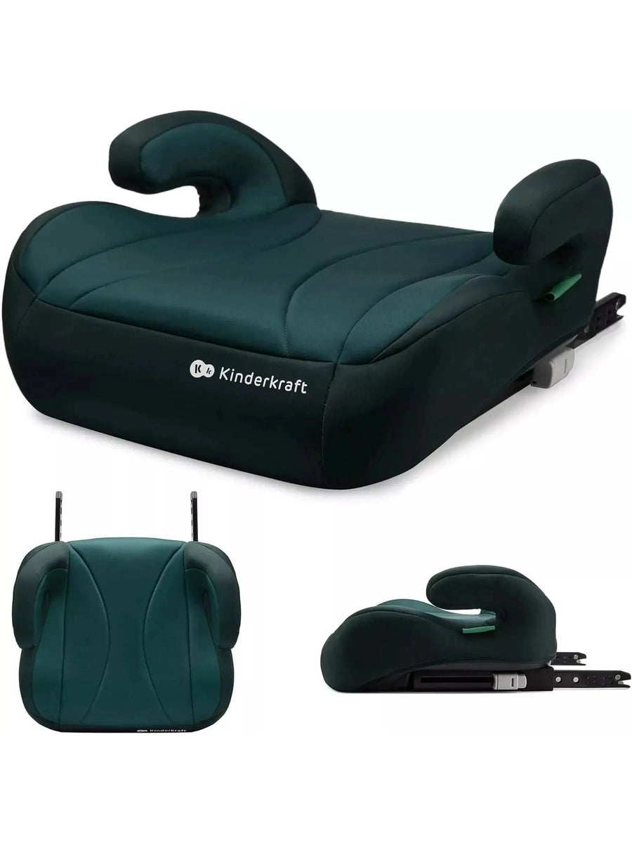 Kinderkraft I-Boost Car Seat I-Size 135-150cm Baby Seat Booster seat Green Kinderkraft Mama's Joy