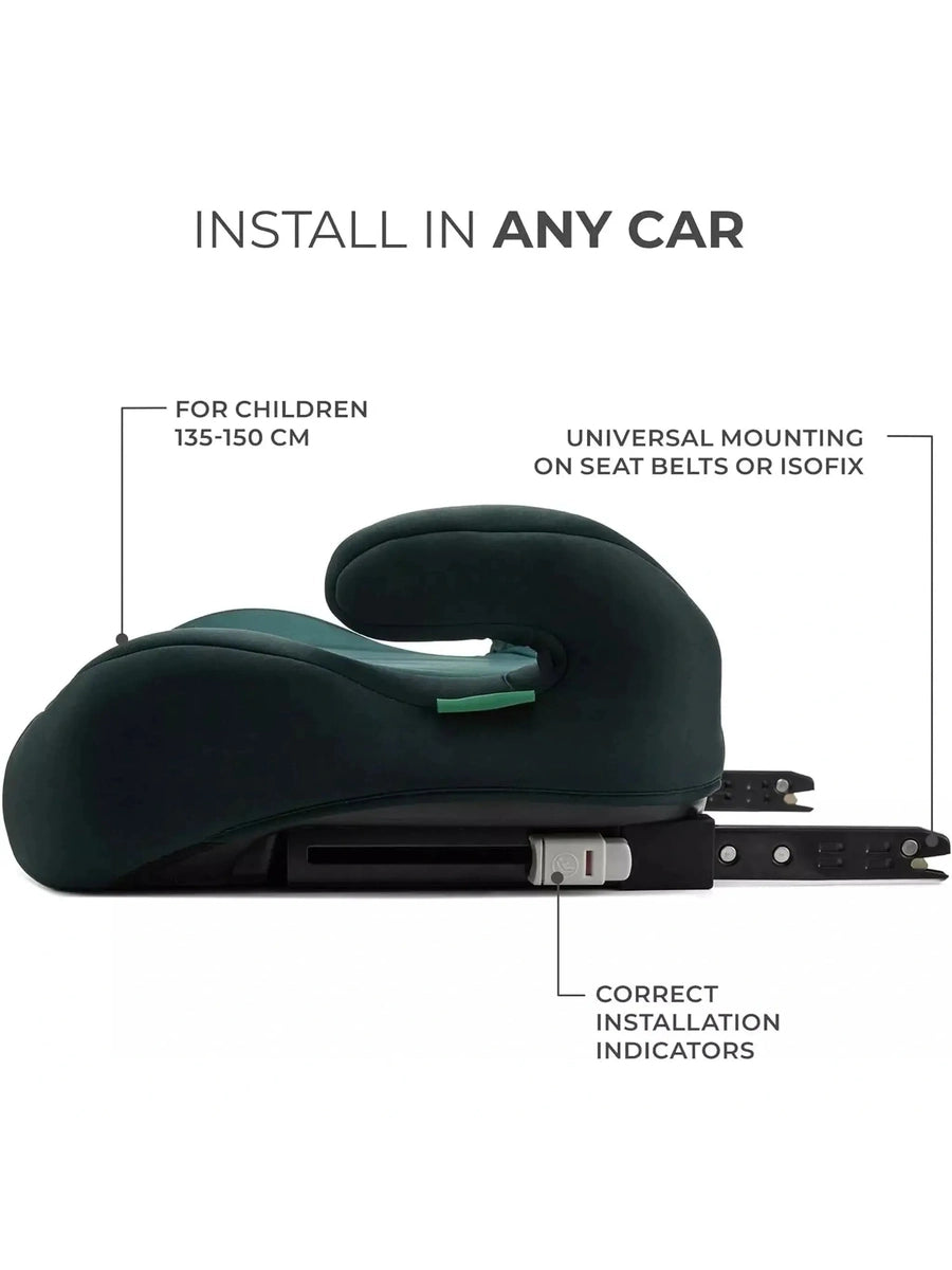 Kinderkraft I-Boost Car Seat I-Size 135-150cm Baby Seat Booster seat Green Kinderkraft Mama's Joy