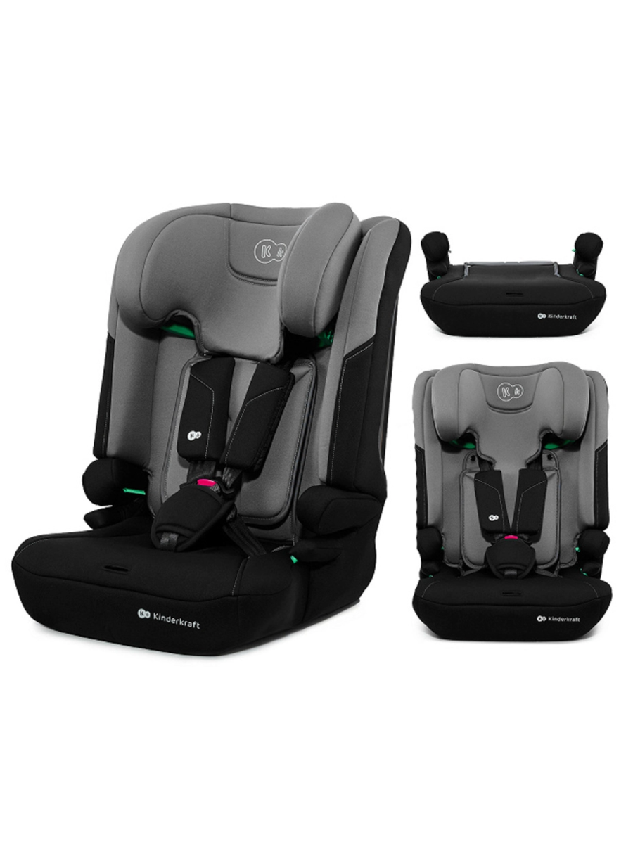 Kinderkraft I-COMFY i-Size Group 1/2/3 Car Seat - Dark Grey