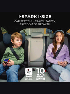 Kinderkraft I-SPARK i-Size Child Adjustable Travel Car Seat 100-150cm - Black Kinderkraft Mama's Joy