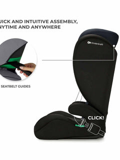 Kinderkraft I-SPARK i-Size Child Adjustable Travel Car Seat 100-150cm - Black Kinderkraft Mama's Joy