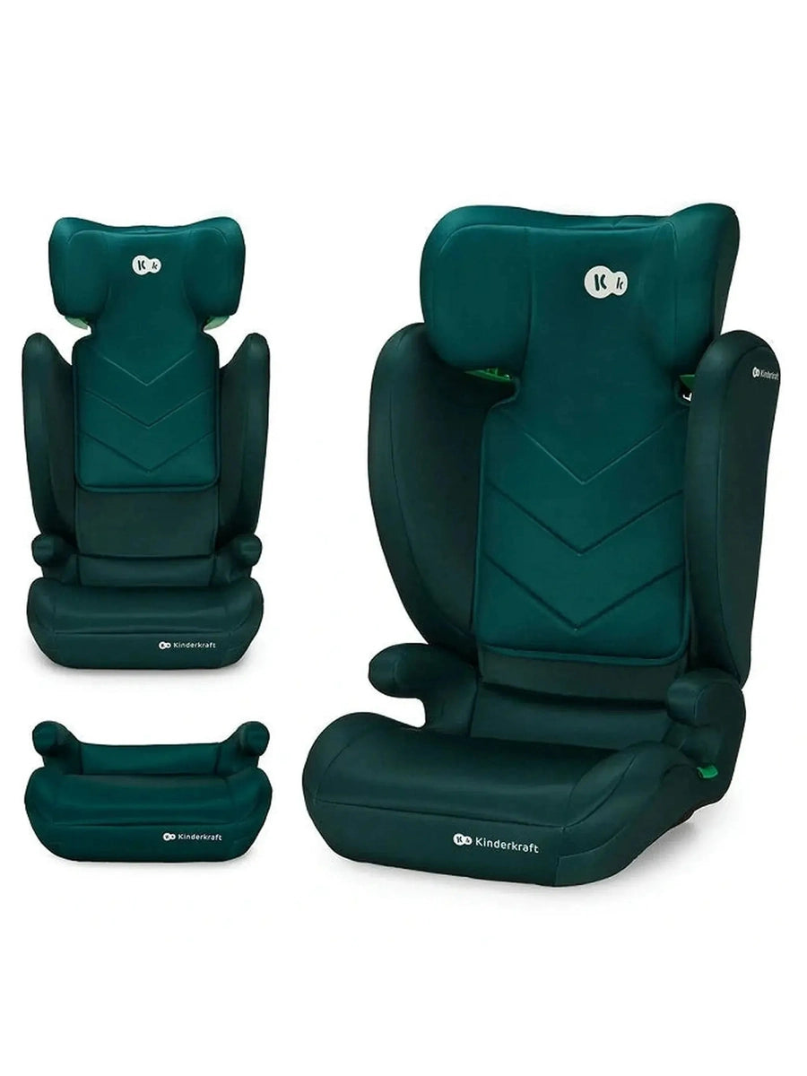 Kinderkraft I-SPARK i-Size Child Adjustable Travel Car Seat 100-150cm Green Kinderkraft Mama's Joy