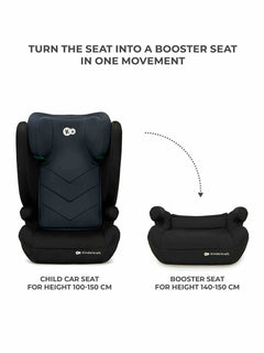 Kinderkraft I-SPARK i-Size Child Adjustable Travel Car Seat 100-150cm - Black Kinderkraft Mama's Joy