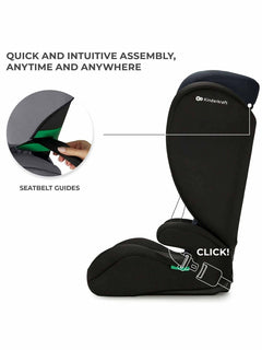 Kinderkraft I-SPARK i-Size Child Adjustable Travel Car Seat 100-150cm - Black Kinderkraft Mama's Joy