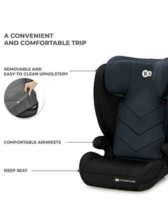 Kinderkraft I-SPARK i-Size Child Adjustable Travel Car Seat 100-150cm - Black Kinderkraft Mama's Joy