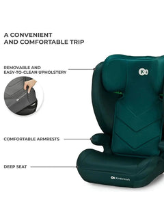 Kinderkraft I-SPARK i-Size Child Adjustable Travel Car Seat 100-150cm Green Kinderkraft Mama's Joy