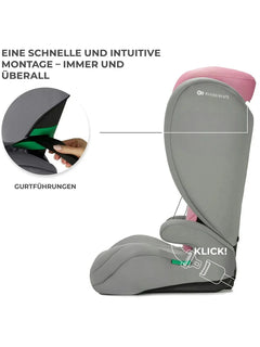 Kinderkraft I-Spark Group 2/3 R129 i-Size Car Seat - Pink Kinderkraft Mama's Joy