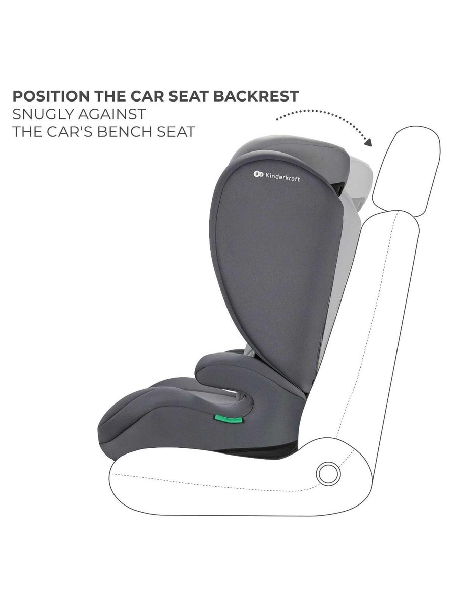 Kinderkraft I-Spark Group 2/3 R129 i-Size Car Seat - Grey Kinderkraft Mama's Joy