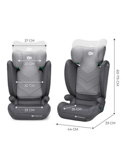 Kinderkraft I-Spark Group 2/3 R129 i-Size Car Seat - Grey Kinderkraft Mama's Joy