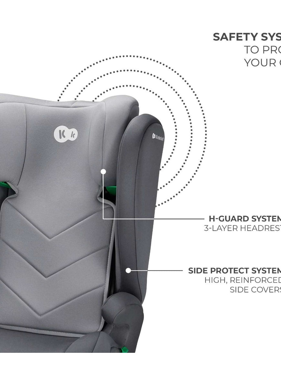Kinderkraft I-Spark Group 2/3 R129 i-Size Car Seat - Grey Kinderkraft Mama's Joy