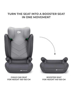 Kinderkraft I-Spark Group 2/3 R129 i-Size Car Seat - Grey Kinderkraft Mama's Joy