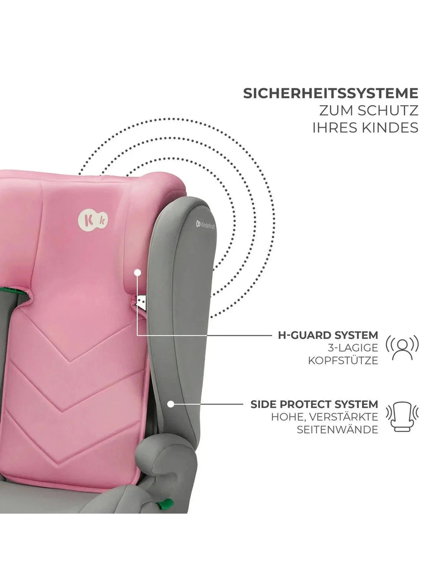 Kinderkraft I-Spark Group 2/3 R129 i-Size Car Seat - Pink Kinderkraft Mama's Joy