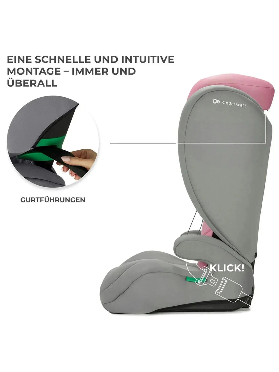 Kinderkraft I-Spark Group 2/3 R129 i-Size Car Seat - Pink Kinderkraft Mama's Joy