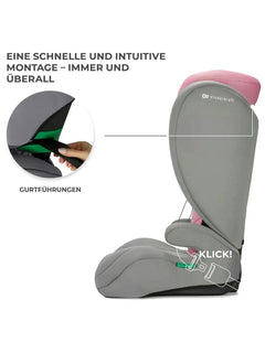 Kinderkraft I-Spark Group 2/3 R129 i-Size Car Seat - Pink Kinderkraft Mama's Joy