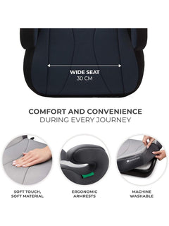 Kinderkraft I-boost Car Seat, I-size, 135-150cm, Baby Seat, Booster Seat Black Kinderkraft Mama's Joy