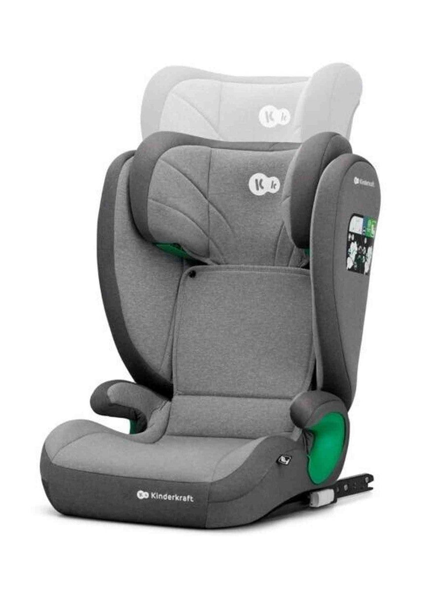 Kinderkraft Junior Fix 2 i-Size Car Booster Child Seat ISOFIX 3-12Y Rocket Grey Kinderkraft Mama's Joy