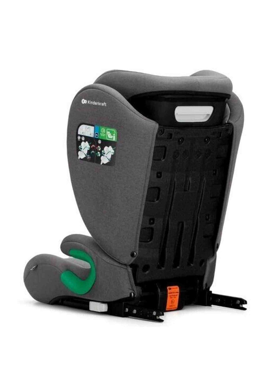 Kinderkraft Junior Fix 2 i-Size Car Booster Child Seat ISOFIX 3-12Y Rocket Grey Kinderkraft Mama's Joy