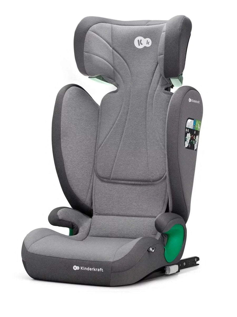 Kinderkraft Junior Fix 2 i-Size Car Booster Child Seat ISOFIX 3-12Y Rocket Grey Kinderkraft Mama's Joy