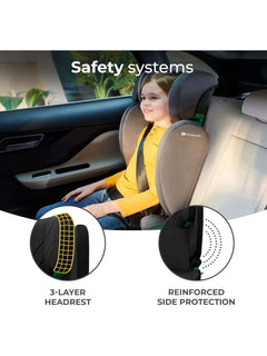 Kinderkraft Junior Fix 2 i-Size Car Booster Child Seat ISOFIX, 3-12Y Black Kinderkraft Mama's Joy